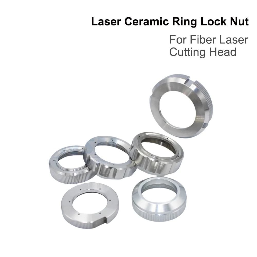 Laser Ceramic Ring Lock Nut Fasten Ring for Fiber Laser Cutting Head Nozzle Connection Part