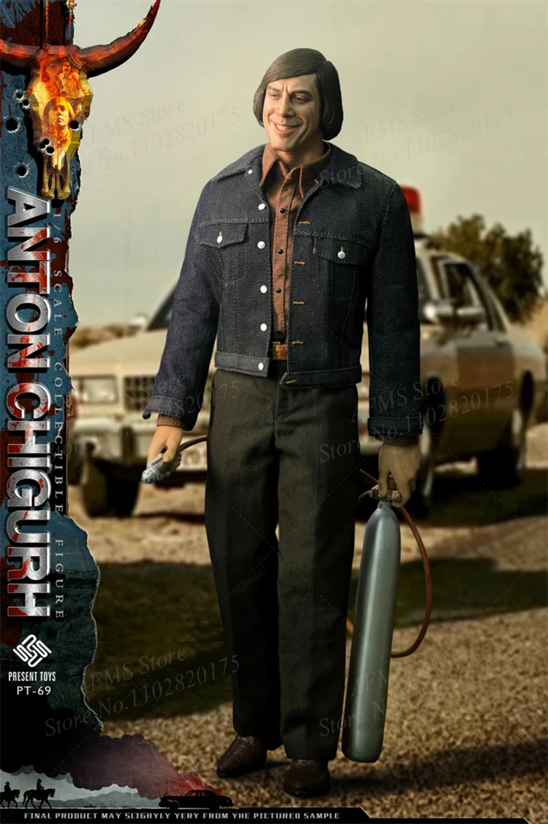 PRESENT TOYS PT-sp69 1/6 Scale Collectible Figure Killer Anton Chigurh Full Set 12Inch Men Soldier Action Figure Model