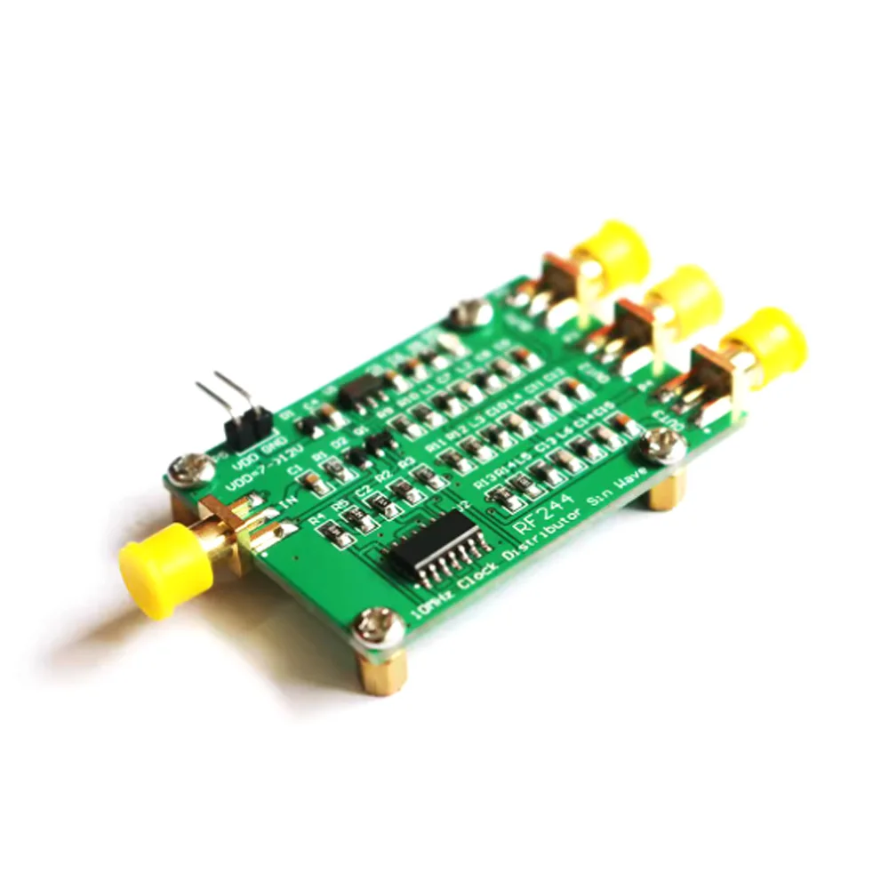 

10MHz Pulse Input to Sine Wave Output Signal Crossover Amplifier