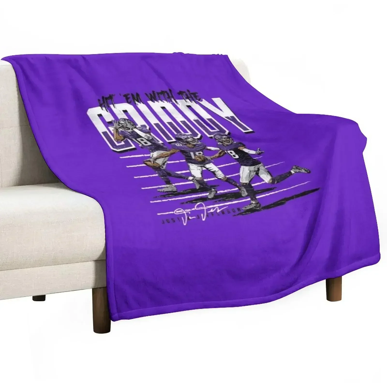 Griddy dance Throw Blanket Fashion Sofas heavy to sleep Loose blankets ands Personalized Gift Decorative Sofa Blankets