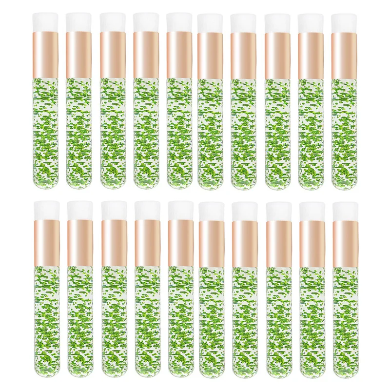 20 Pcs Crystal Eyelash  Off Blackhead Remover Makeup Tools Supplies Cleaning Brush Lashes Shampoo Brush Eyelash Extension Peel