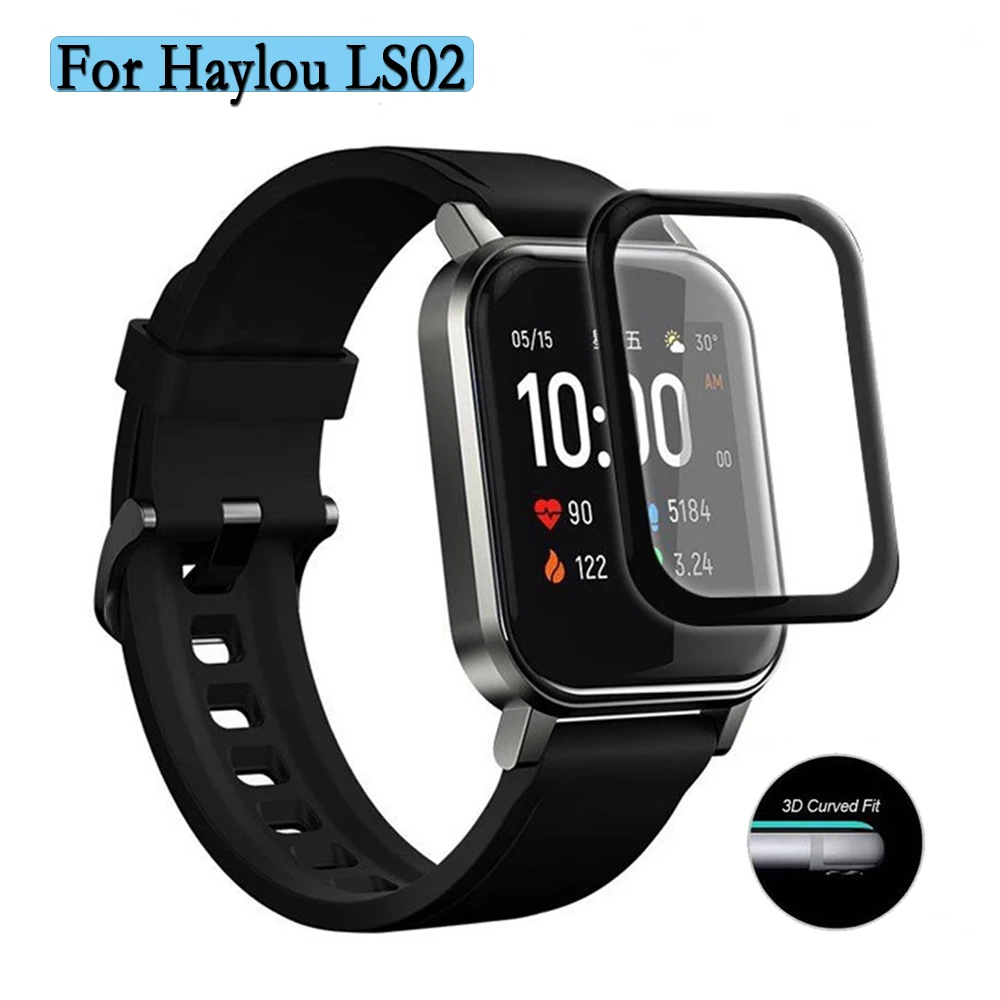 3D Curved Composite Film For Xiaomi Youpin Haylou Watch LS02 High Quality/HD/Scratch Resistant Composite Protector Accessories