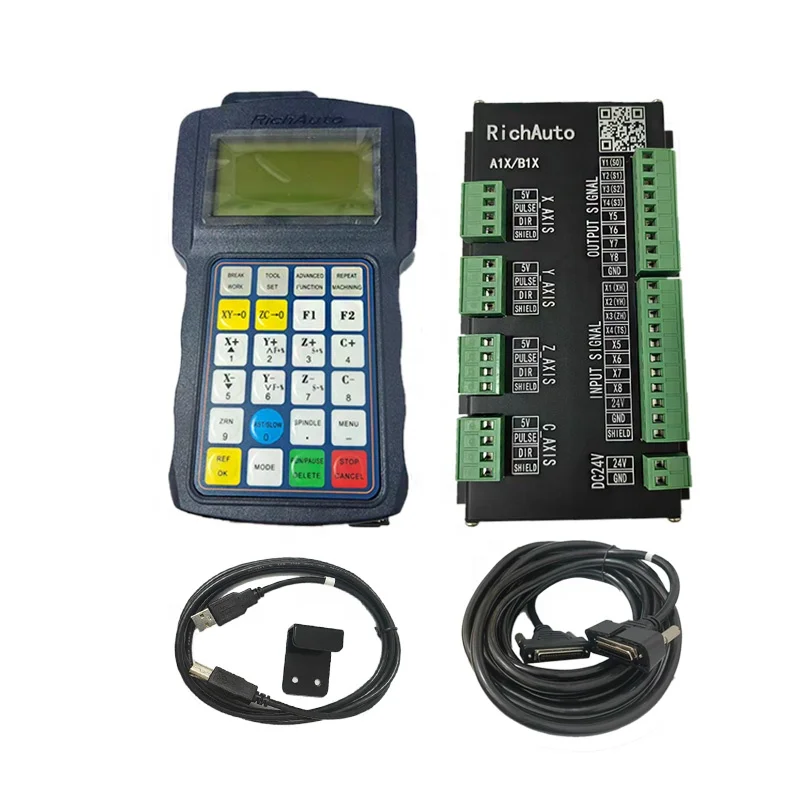 Hot-selling Richauto 4-axis 3D engraving machine Woodworking B18 USB motion control system