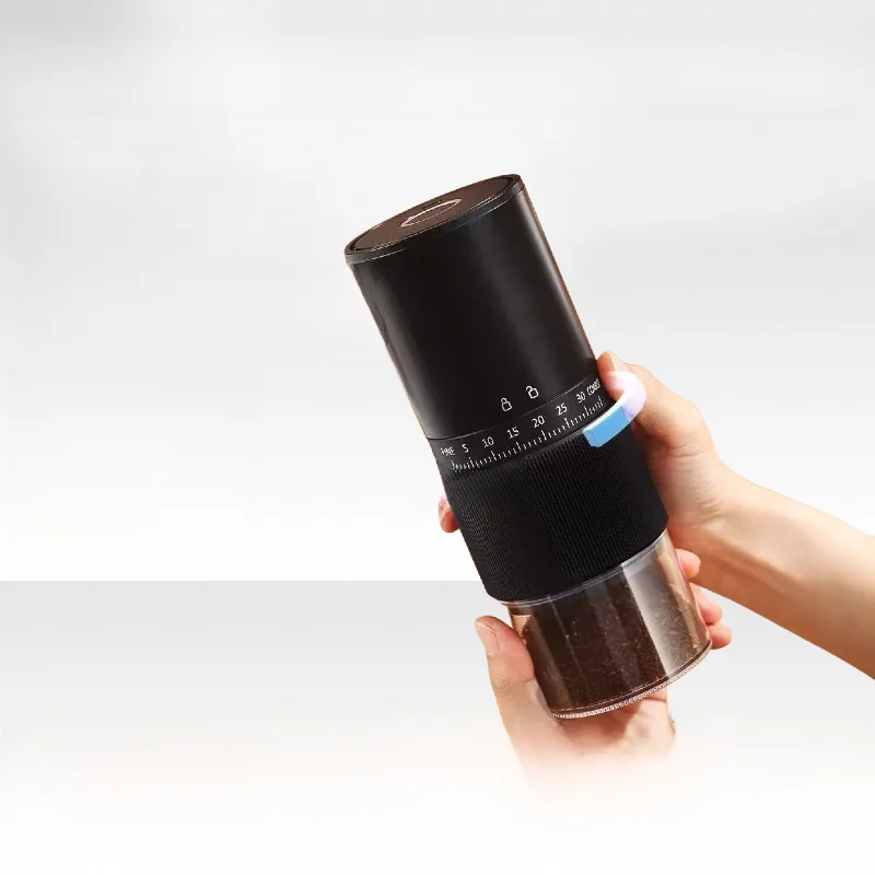 

Manual Coffee Bean inder Small Home Use Handheld Coffee Mill Cerc Blade Battery Operated Coffee inding hine
