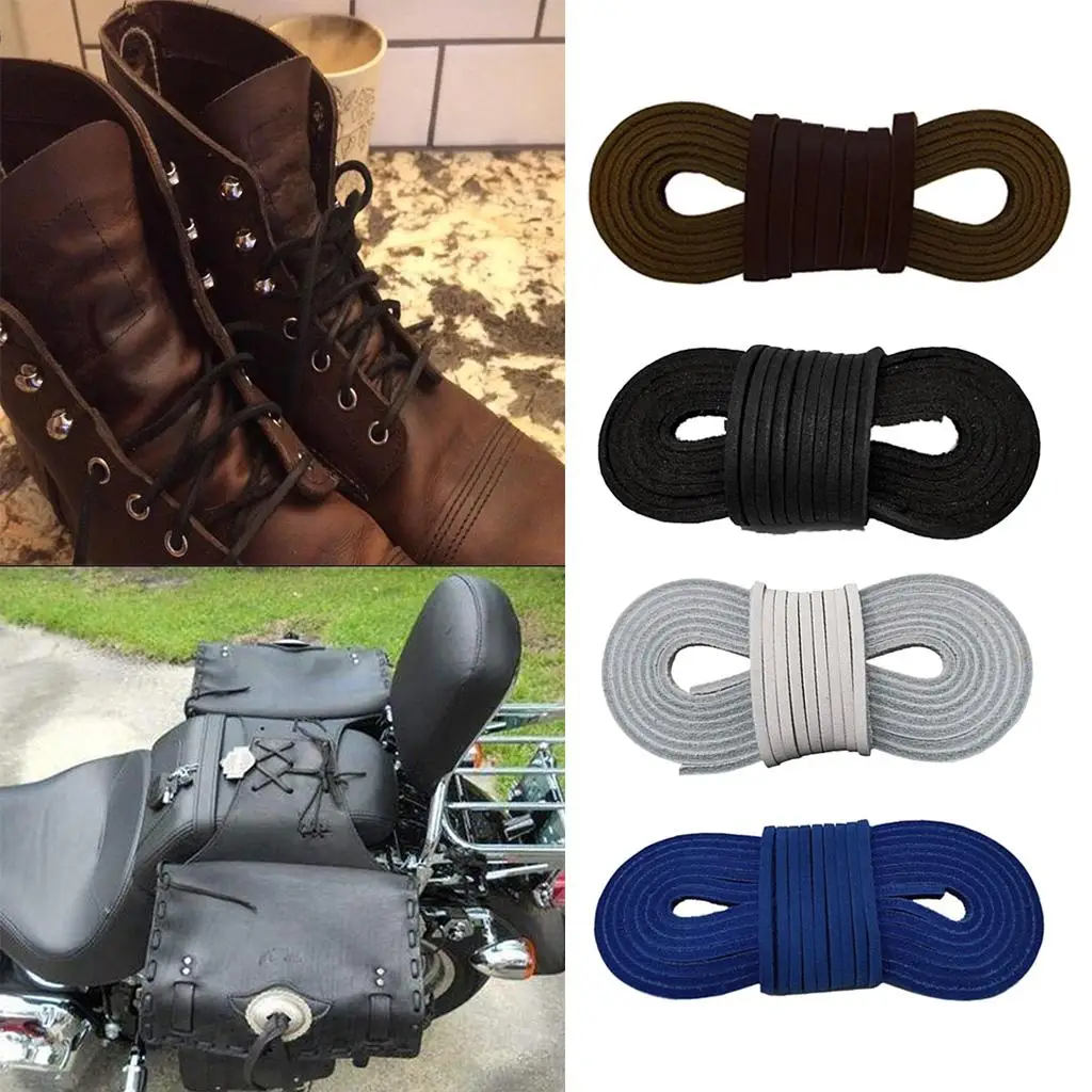 Square Dress Shoelaces Leather Shoes Strings Boot Sport Shoe Laces 2''