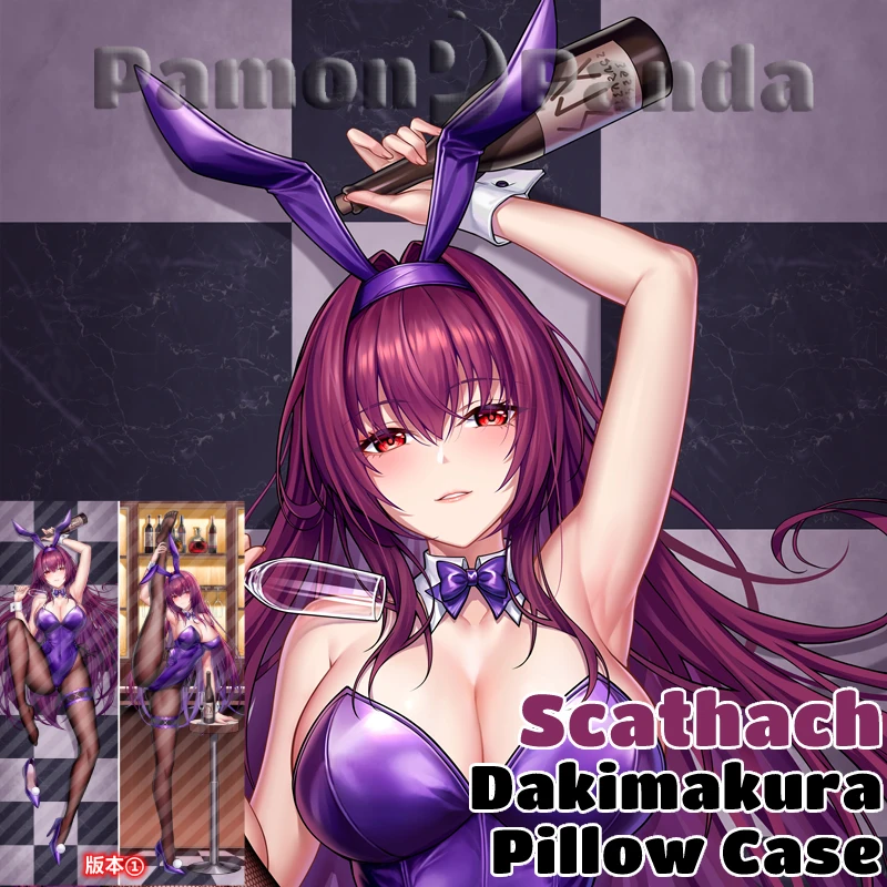 

Scathach Dakimakura FGO Fate Grand Order Sexy Pillow Cover Hugging Cushion Case Otaku Full Body Pillowcase Home Bedding Decor