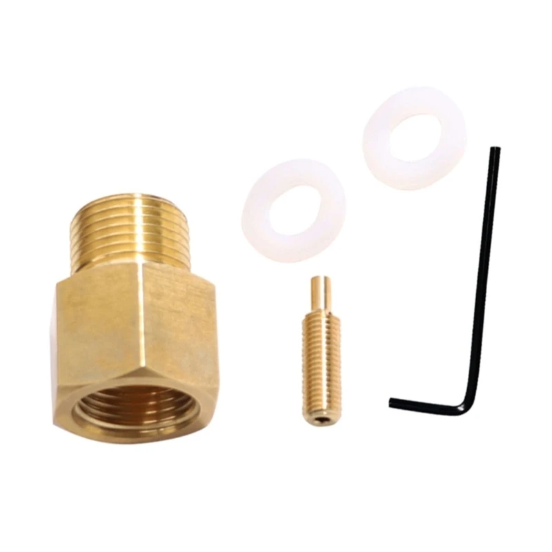 Thread Adapter Brass Material Cylinder Adapters Perfect for Carbonated Drinks Dropship