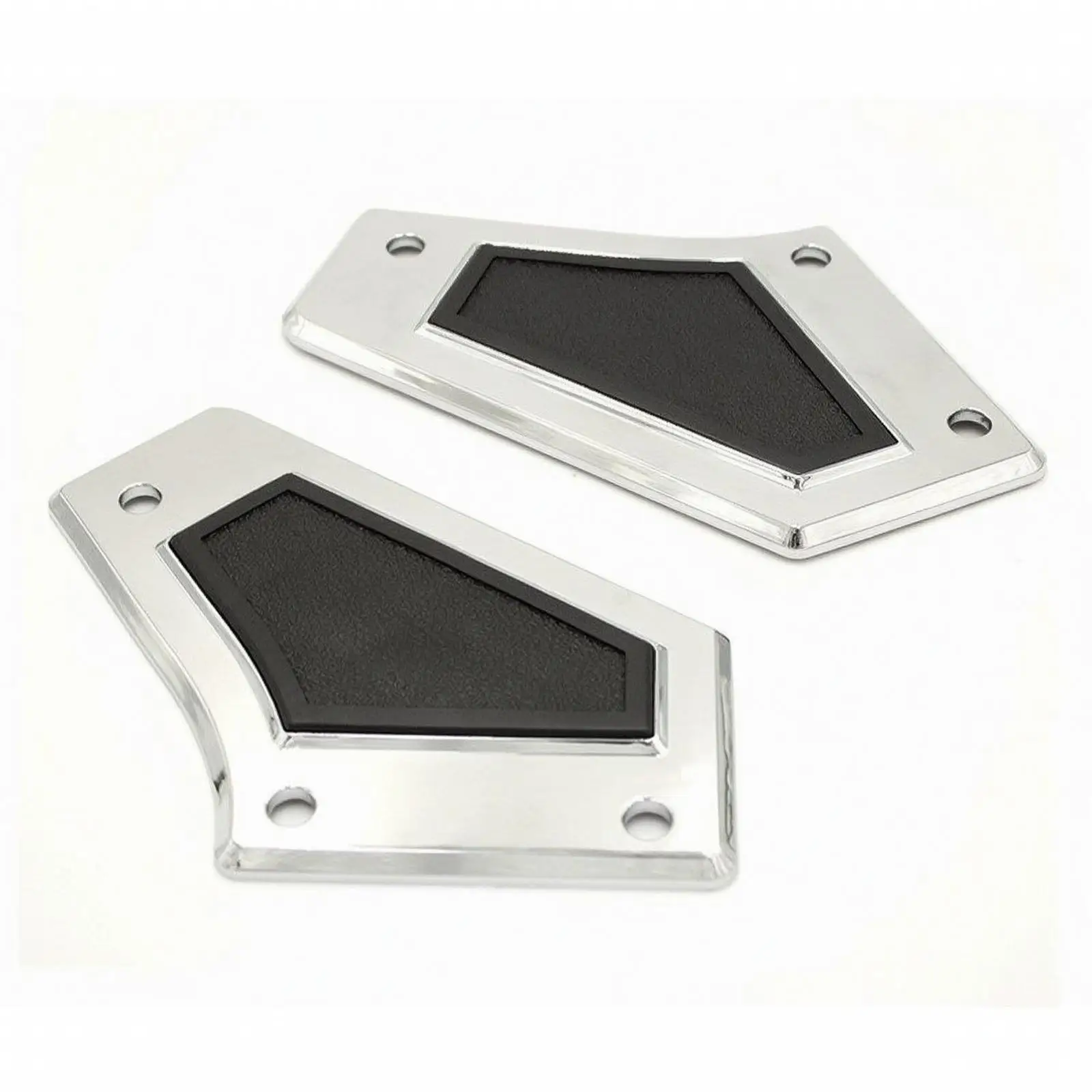 Motorcycle Side Cover Trim Electroplated Fairing Cover Plates Streamlined