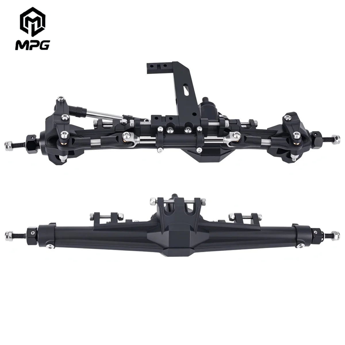 

Plastic Front Rear Straight Axle With Servo Mount ＆ Portal Axle For 1/10 RC Crawler Axial SCX10 D90 Vanquish H10 Optic