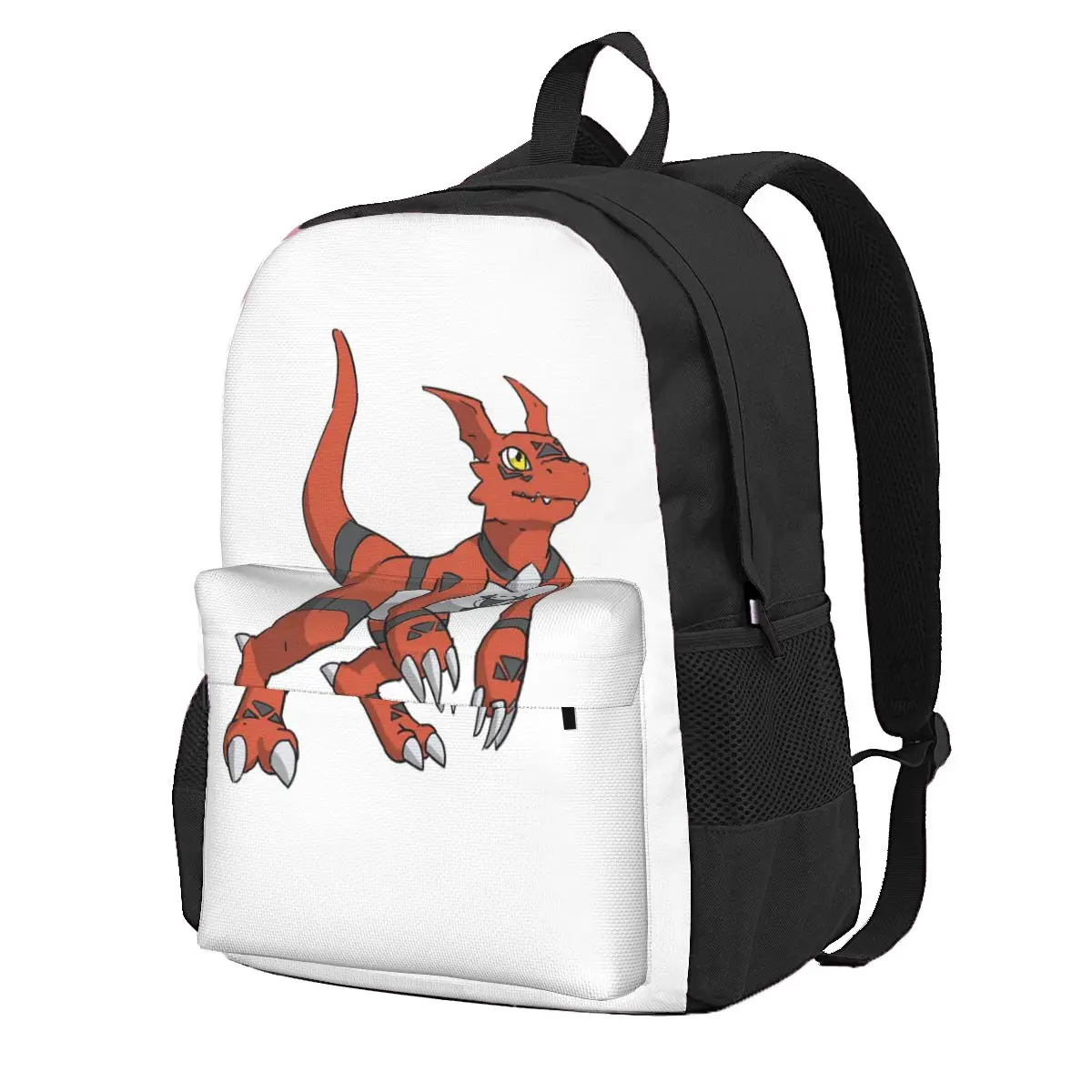 

Guilmon Anime Digimon Art Student Backpack School Bag Hiking Travel Daypack for Men Women Fashion Bookbag Shoulder Bags