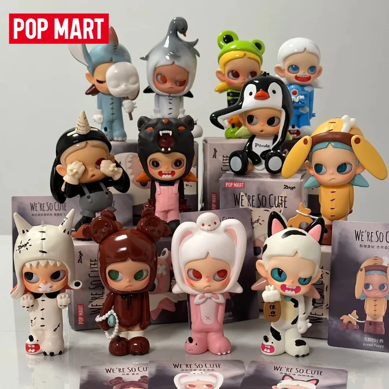

Оригинальная серия POPMART Zsiga We're So Cute: Слепая коробка с милыми, нежными и упрямыми зверушками. Подарок на удачу.