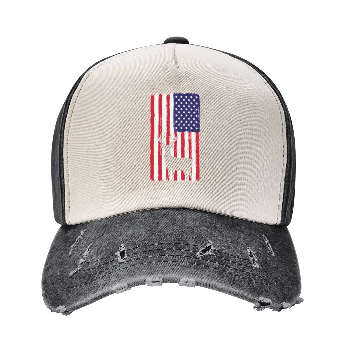 

Deer Hunting American Flag Baseball Cap Sun Hat For Children western Hat foam party Hat Man Women's