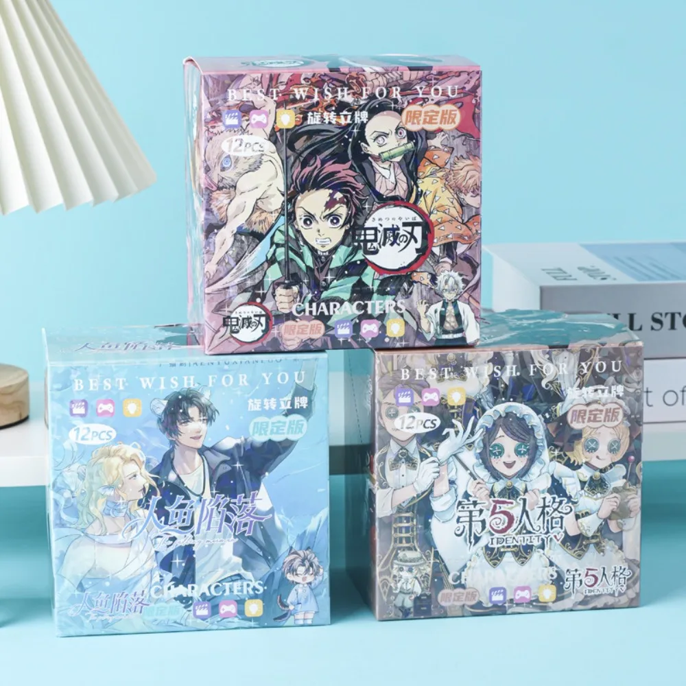 悪魔特効アクリル回転スタンドモデル竈門禰豆子時透無一郎アニメかわいいファインデスクトップ飾り装飾おもちゃギフト