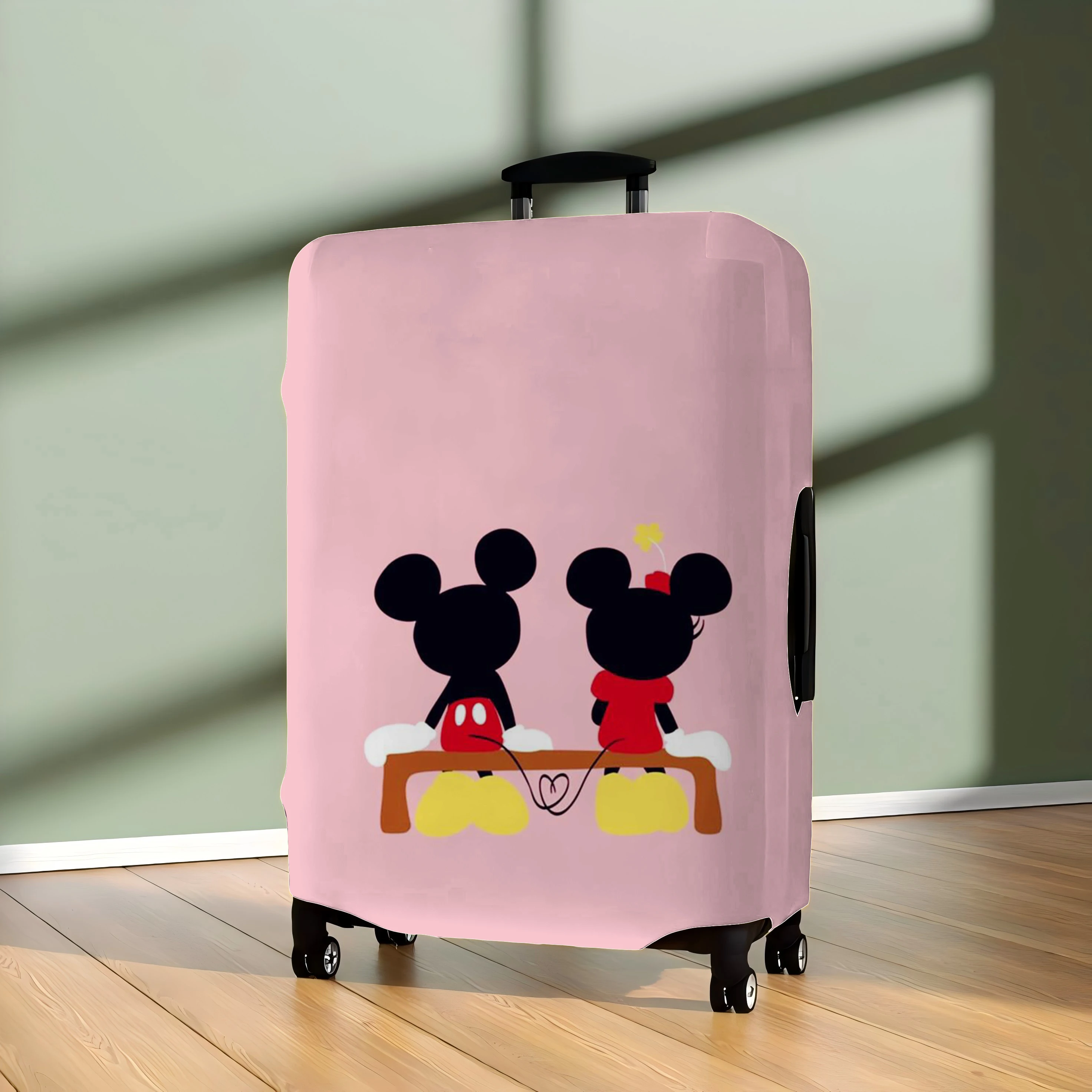 Disney Luggage Covers Storage Bag For Travel Mickey Suitcase Case Minnie Mouse Cover Protector Accessories Protective Traveling