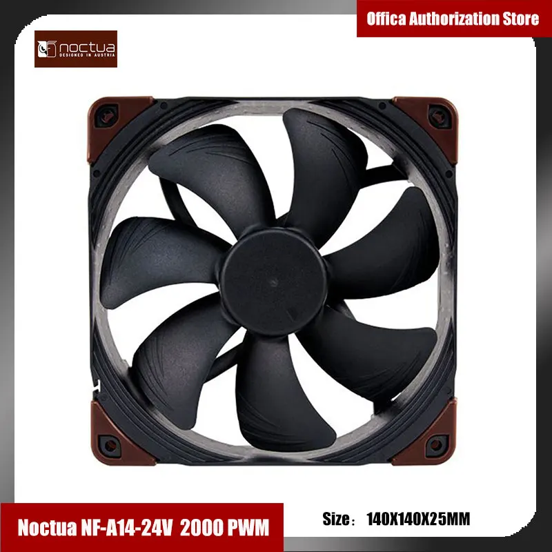 Imagem -02 - Noctua Nf-a14industrial Pwm Ventilador para Caixa de Computador Ppc 2000rpm 3000rpm Ip67 140 mm 12v 4pin Equipamentos Industriais