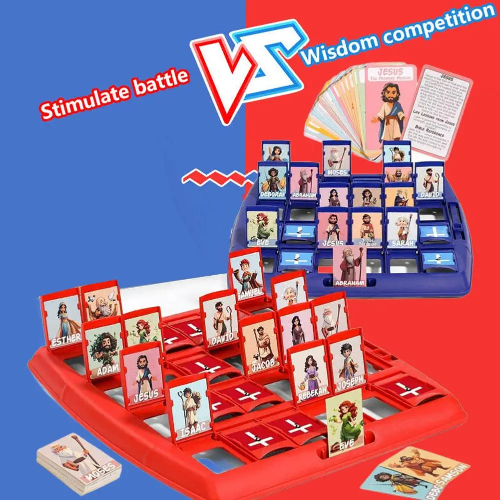 Indovina chi sono gioco da tavolo giocattolo di interazione genitore-figlio ragionamento logico puzzle per bambini indovina me il mio personaggio scacchiera