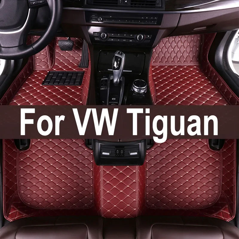 

Напольные коврики для VW Tiguan Allspace AD BW 2017 ~ 2022, водонепроницаемый коврик для автомобиля, коврик, автомобильные аксессуары для интерьера