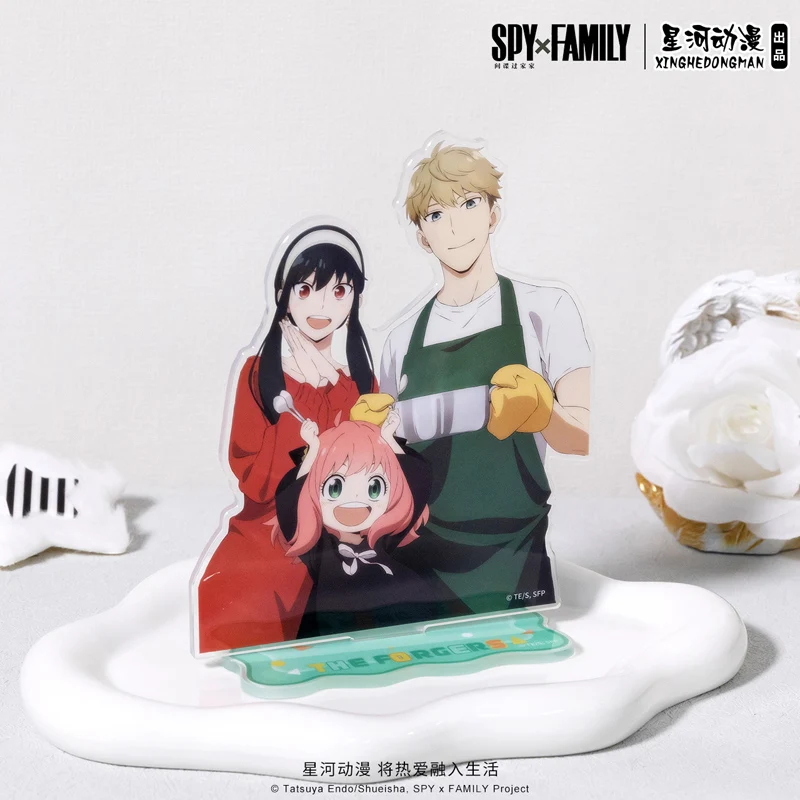SPY×FAMILY Unisex Anya Yor Forger Twilight China Official Authorization Family Cooking Combination Standing Plates