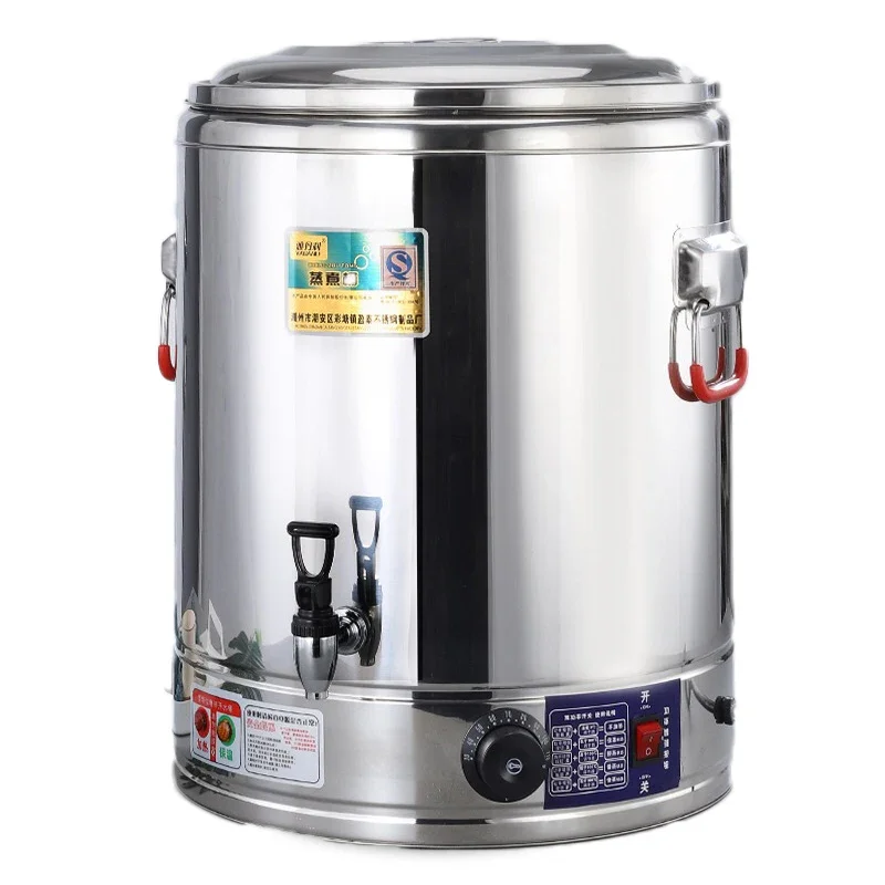 Electric heating and insulation bucket Large-capacity commercial cooking bucket Electric heating porridge soup