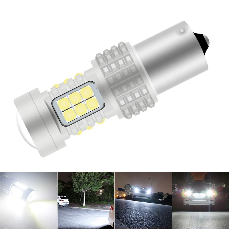 Newest 2x BAU15S PY21W P21W BA15S Led Bulbs 1157 BAY15D Car Turn Signal Light 30 SMD 3030 Chip Backup Reverse Parking Lamp Bulb