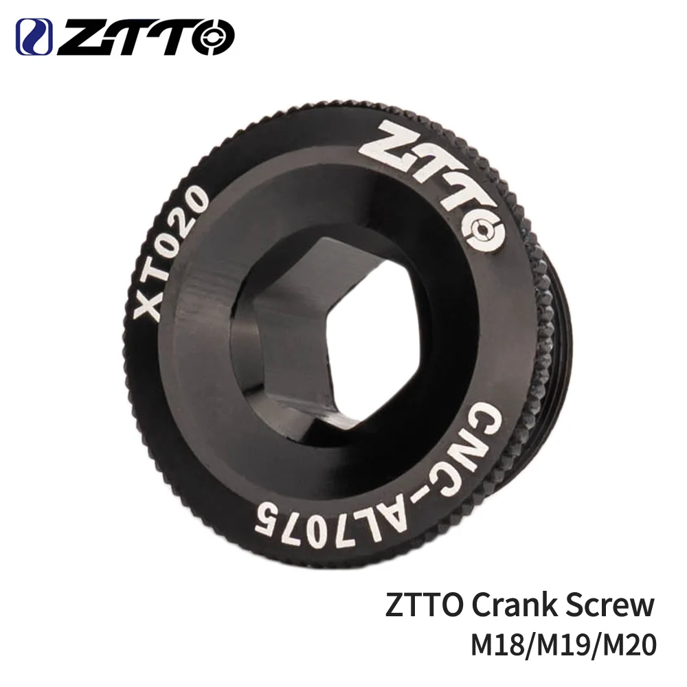 ZTTO-Bicicleta Universal Crankset, Parafuso De Alumínio, Braço Parafuso Cap, M20, M19, M18, MTB Road Bike, M6000, 105, 5 Cores