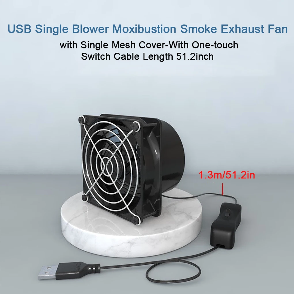 ABS Portable Extractor Fan Powerful Smoke Exhaust For Electronics Hobbyists Smoke Exhaust Machine