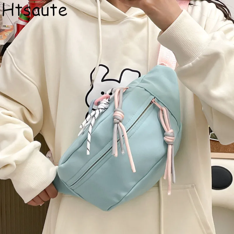 New Men Waist Packs  Young College Students Travel Men Crossbody Bag Male Belt Bag Brand Waterproof Fashion Chest Bags bolas