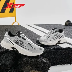 Xtep tênis de corrida para mulher 2024 outono estilo rua moda sapatos esportivos durabilidade aumentar tênis confortáveis 876318110079