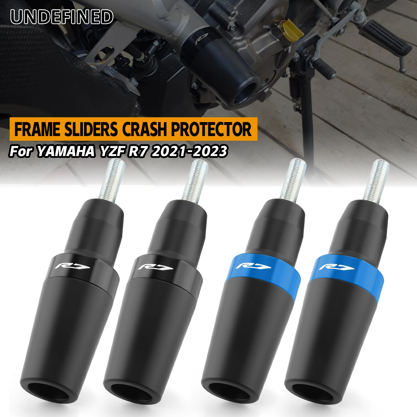 

R7 Frame Slider Crash Protector For Yamaha YZFR7 YZF-R7 2021-2023 Motorcycle Accessories Falling Protection Bobbins Pad