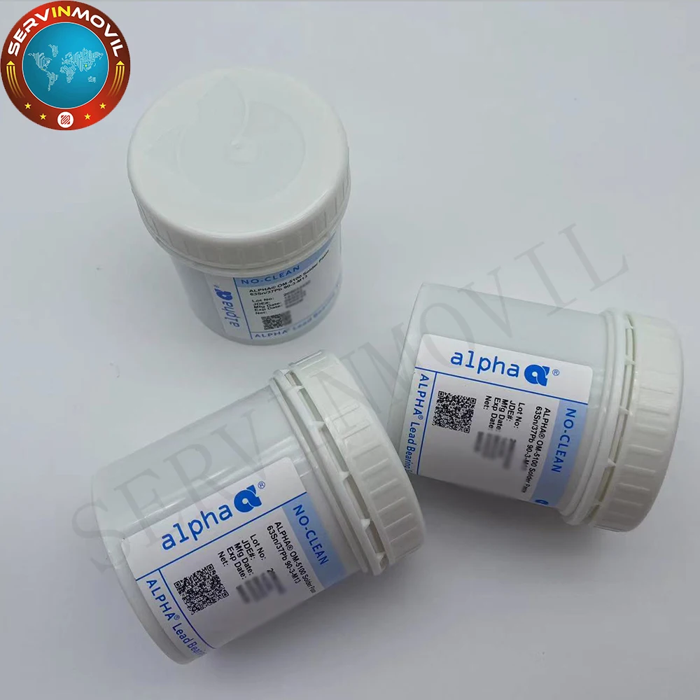 Alpha OM5100 0.5KG Solder Tin Paste Sn63/Pb37 Welding Flux Soldering Cream Repair PCB BGA CPU LED Rework Tools Soldering Flux