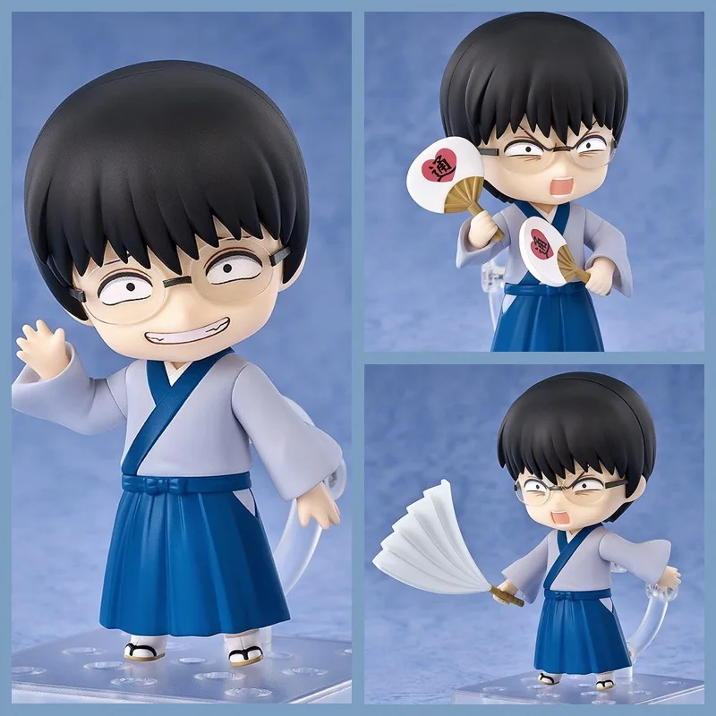 

10cm Shimura Shinpachi Gintama 2458# 2458 Action figure toys collection doll Christmas gift with box