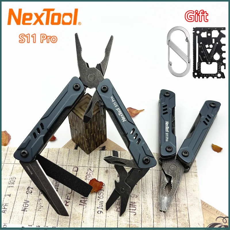 NexTool Мини-матросские плоскогубцы S11 Pro 12в1 Многофункциональный инструмент Складные ножницы Отвертка Портативный нож EDC Уличное оборудование Ручные инструменты
