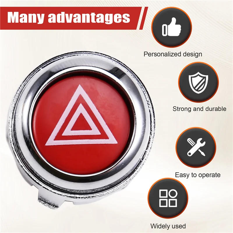 

AT92-Car Emergency Light Button Double Flash Light Switch Button 3W0959676E For Bentley Continental GT 2011-2018