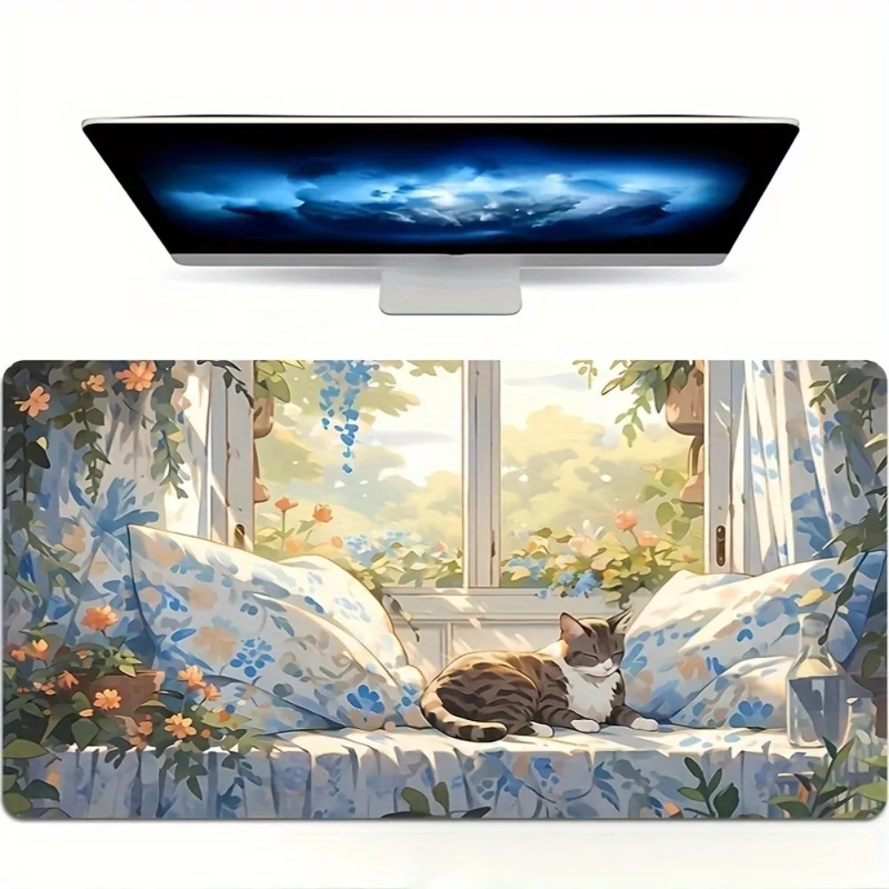 Minimalist design mouse pad and keyboard pad for the cabin desk accessories desk organizers and trays tapis de souris