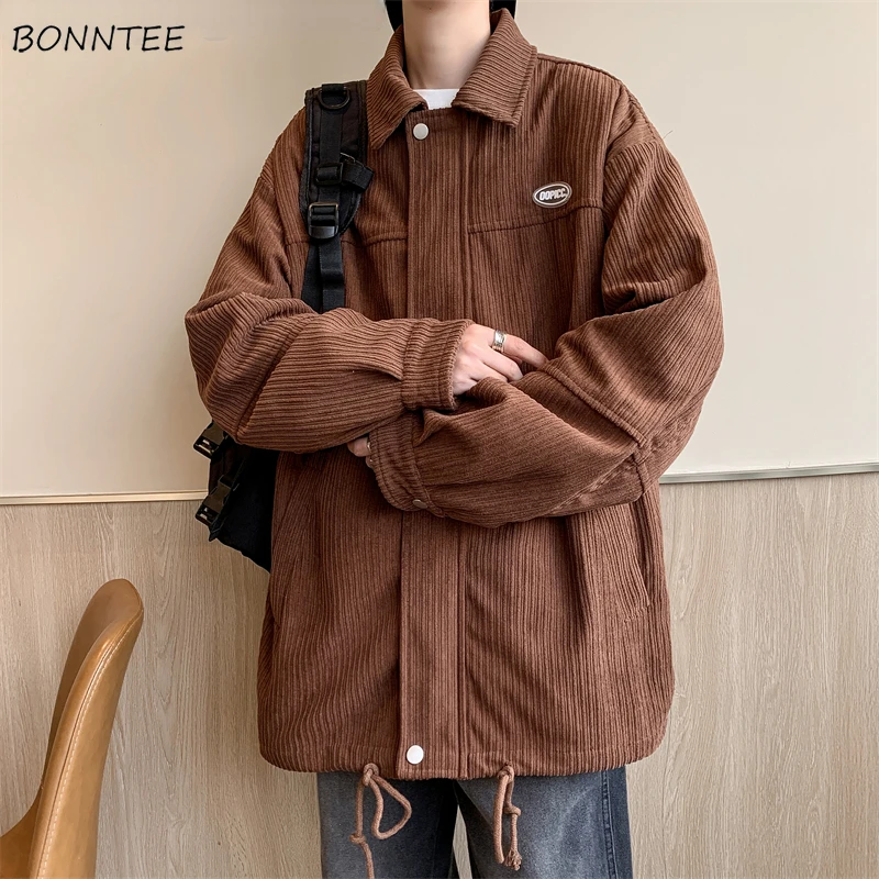 

Винтажные мужские куртки в японском стиле, куртки в стиле преппи, простые куртки, Подростковая универсальная осенняя одежда, красивая верхняя одежда