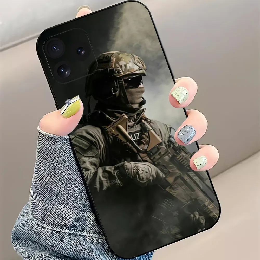 PRF Police S-SEAL Team Phone Case For iPhone 8 11 12 13 Pro 14 15 Mini X XR XS max Plus Shell