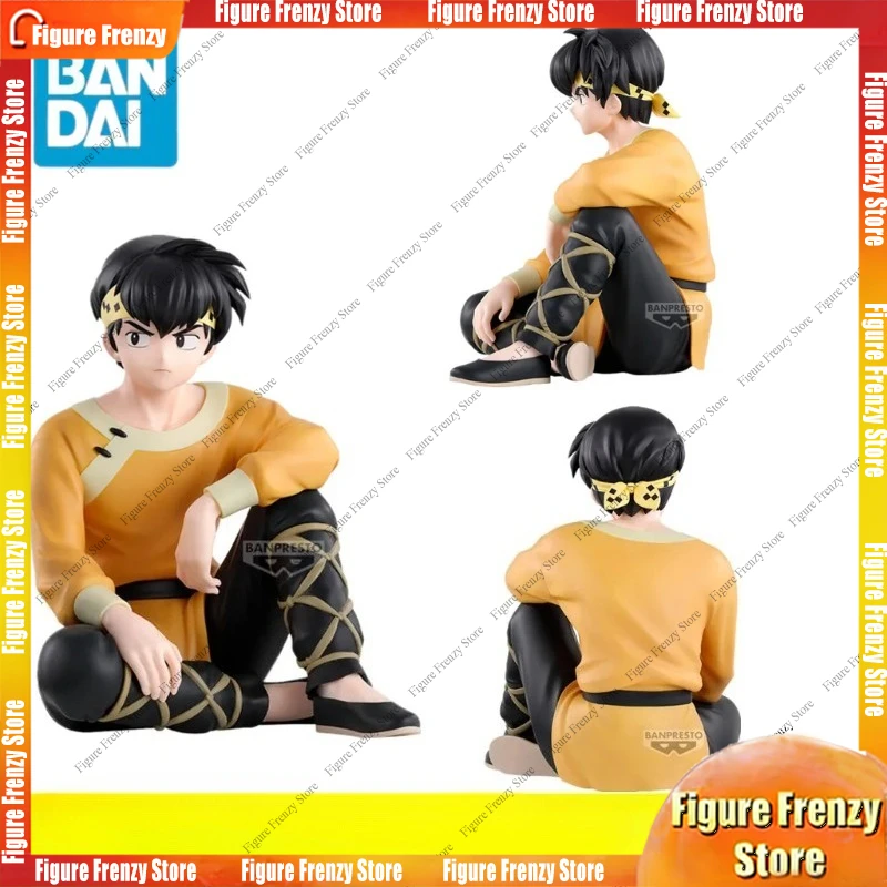 

Распродажа! Оригинальная фигурка BANDAI Relax Time Ranma Hibiki Ryouga, коллекционная аниме-фигурка из ПВХ, BANPRESTO, в наличии