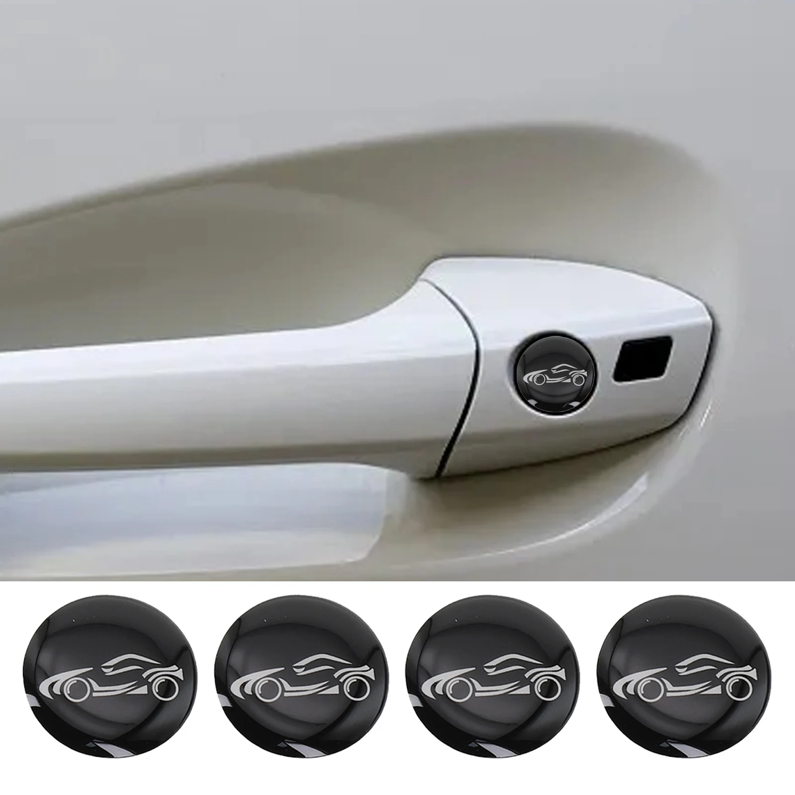 Enhanced Appearance Key Hole Protection Sticker Car Keyhole Protector Dirt-resistant High-viscosity Car Decoration