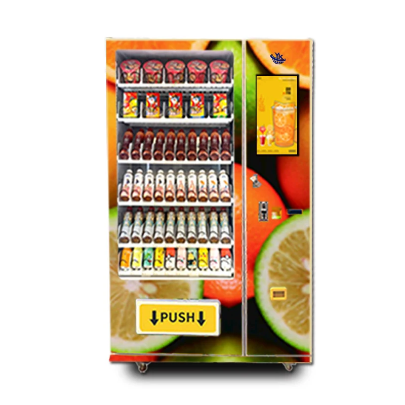 canned cold beverages drinks combo vending machine