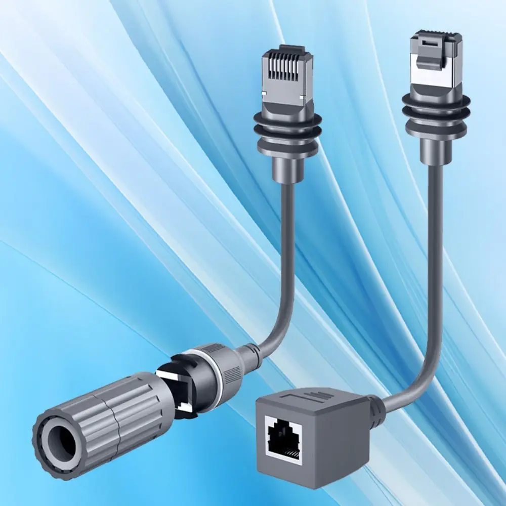 

IP68 Waterproof SPX To RJ45 Cable 26AWG Sealing Rubber Ring RJ45 Extension Adapter Cable PVC 1200Mbps for Starlinks Gen3/Mini