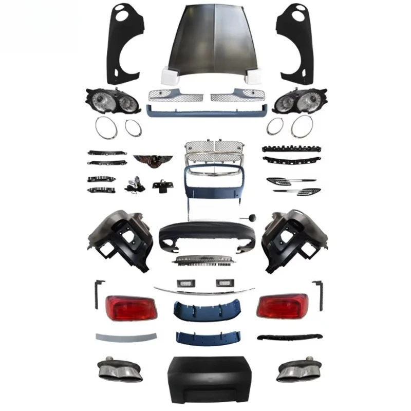 Hot Selling Body Kit for Bentley Continental Gt Upgrade Car Bumper Assembly Engine Hood Side Skirt Fender Led Headlight Bodykit view 5