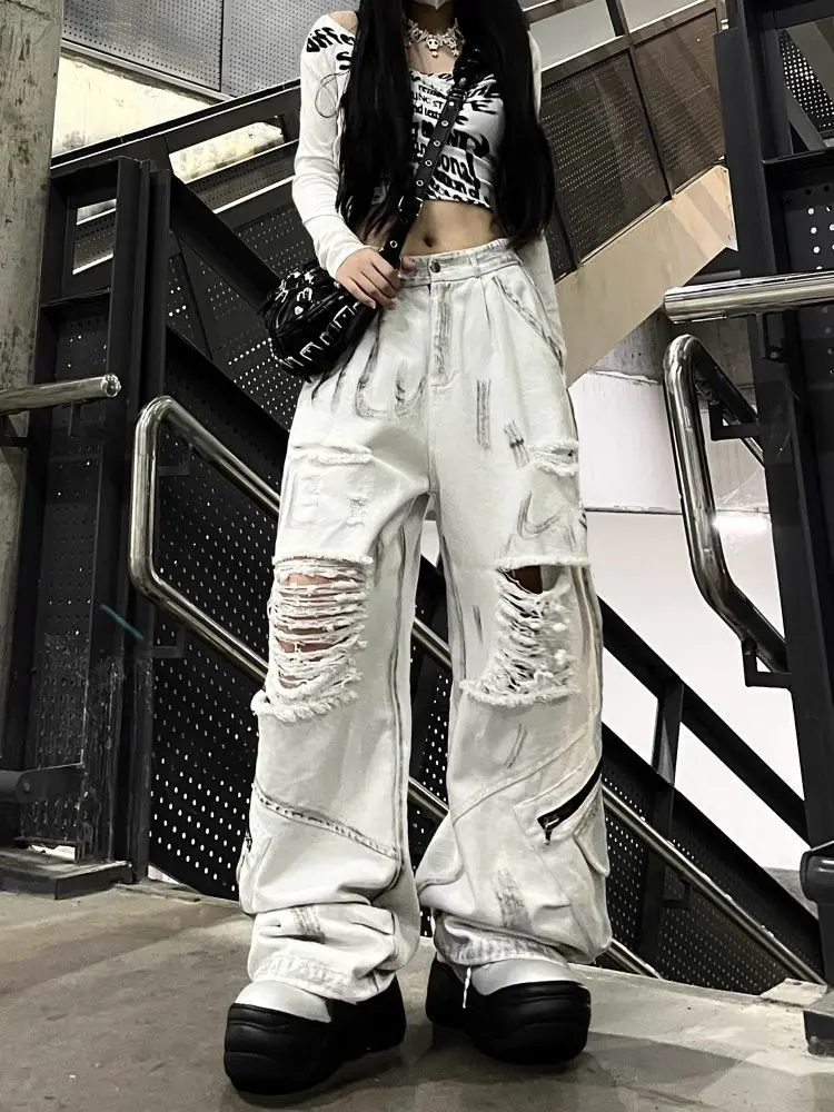 00s damage denim boots cut y2k grunge Vintage VINTAGE Mudd Jeans 
