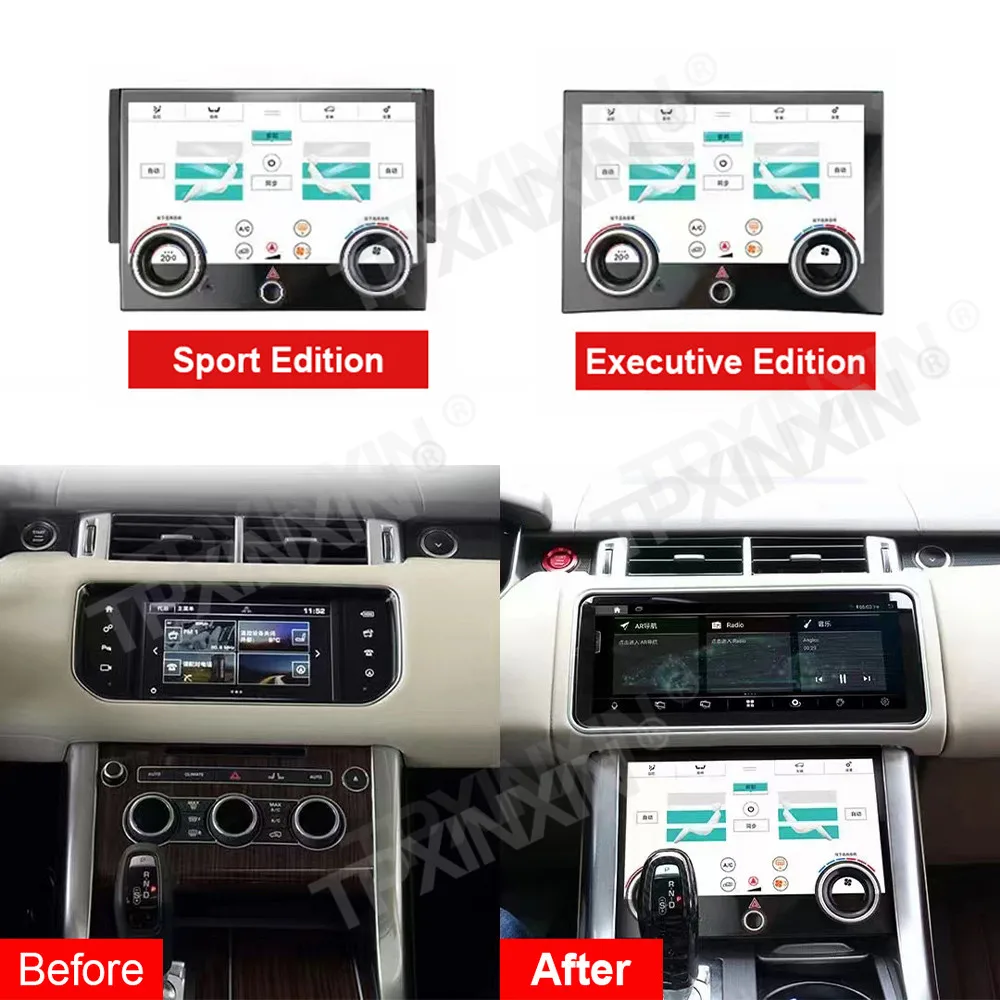 10.1 Inch AC Panel For Range Rover Sport L494 2013 2014 2013-2017 AC Panel Air Touch LCD Screen Condition Control Climate Board