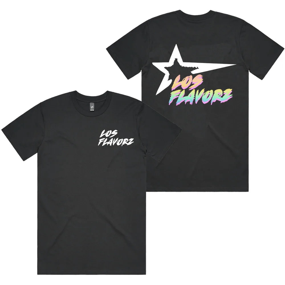 

Singer DEI V Printing T-shirt LOS FLAVORZ 2025 Album New Tshirt Short Sleeve Summer Cotton T Shirt for Men/Women Graphic Clothes