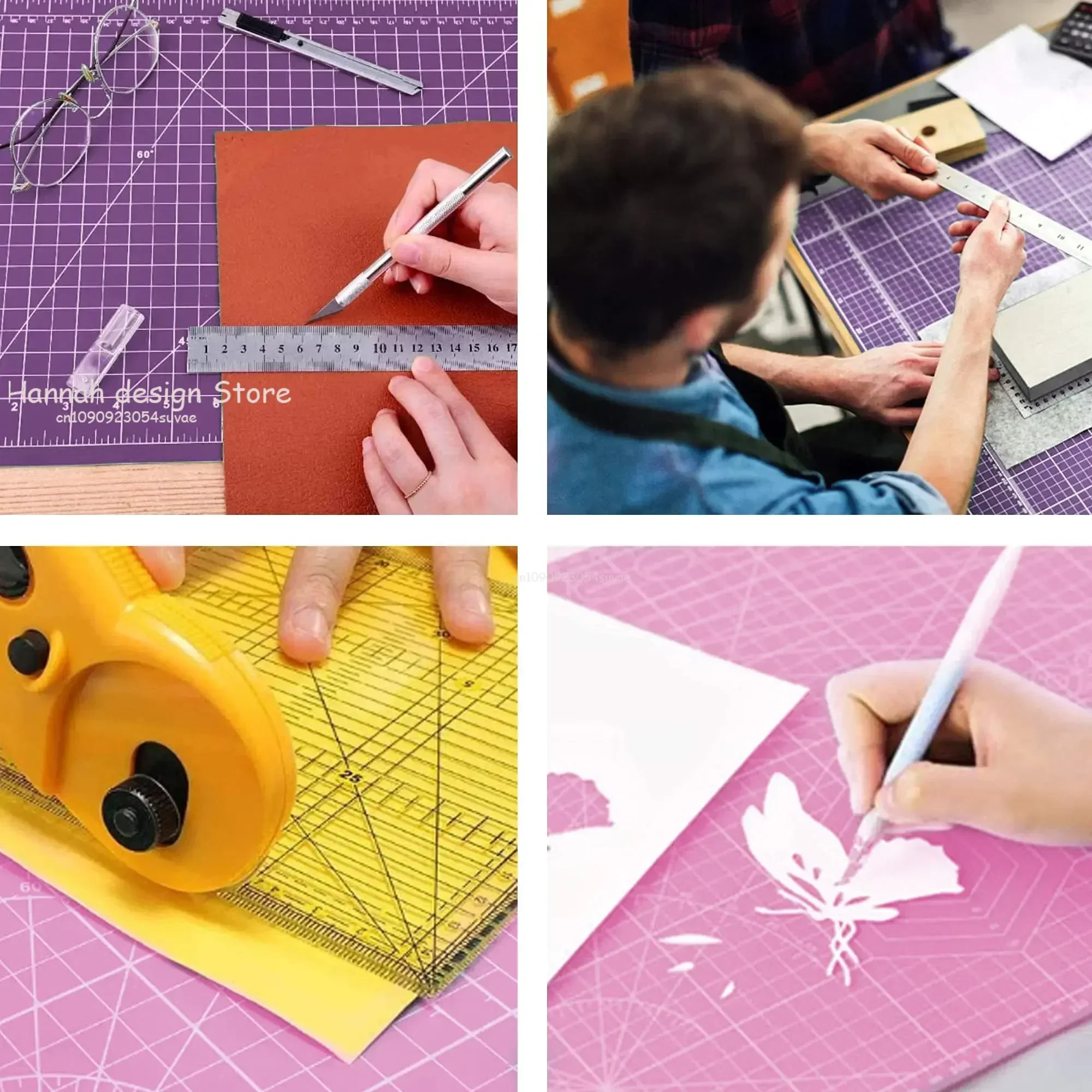 A3 Self Healing จักรเย็บผ้า,9 นิ้ว x 6 นิ้วตัด, เขียงสําหรับเย็บหัตถกรรมงานอดิเรกผ้า Precision Scrapbooking โครงการ