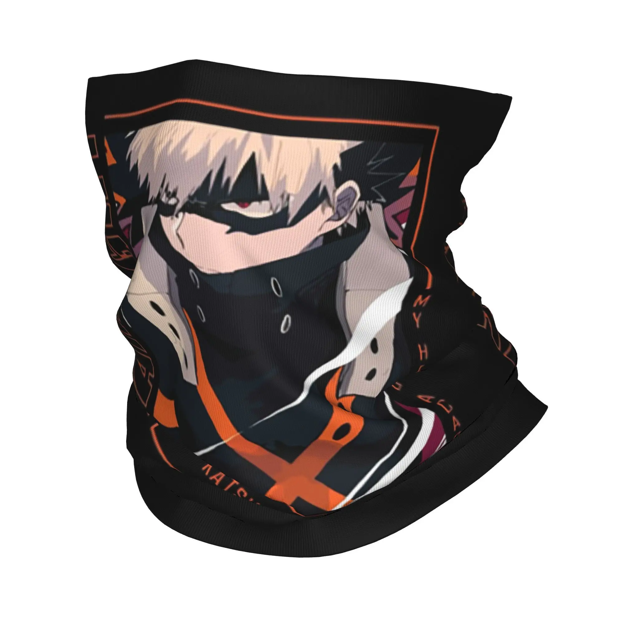 

My Hero Academia Katsuki Bakugo Anime Bandana Neck Cover Printed Wrap Scarf Multifunction Balaclava Cycling For Men Women Adult