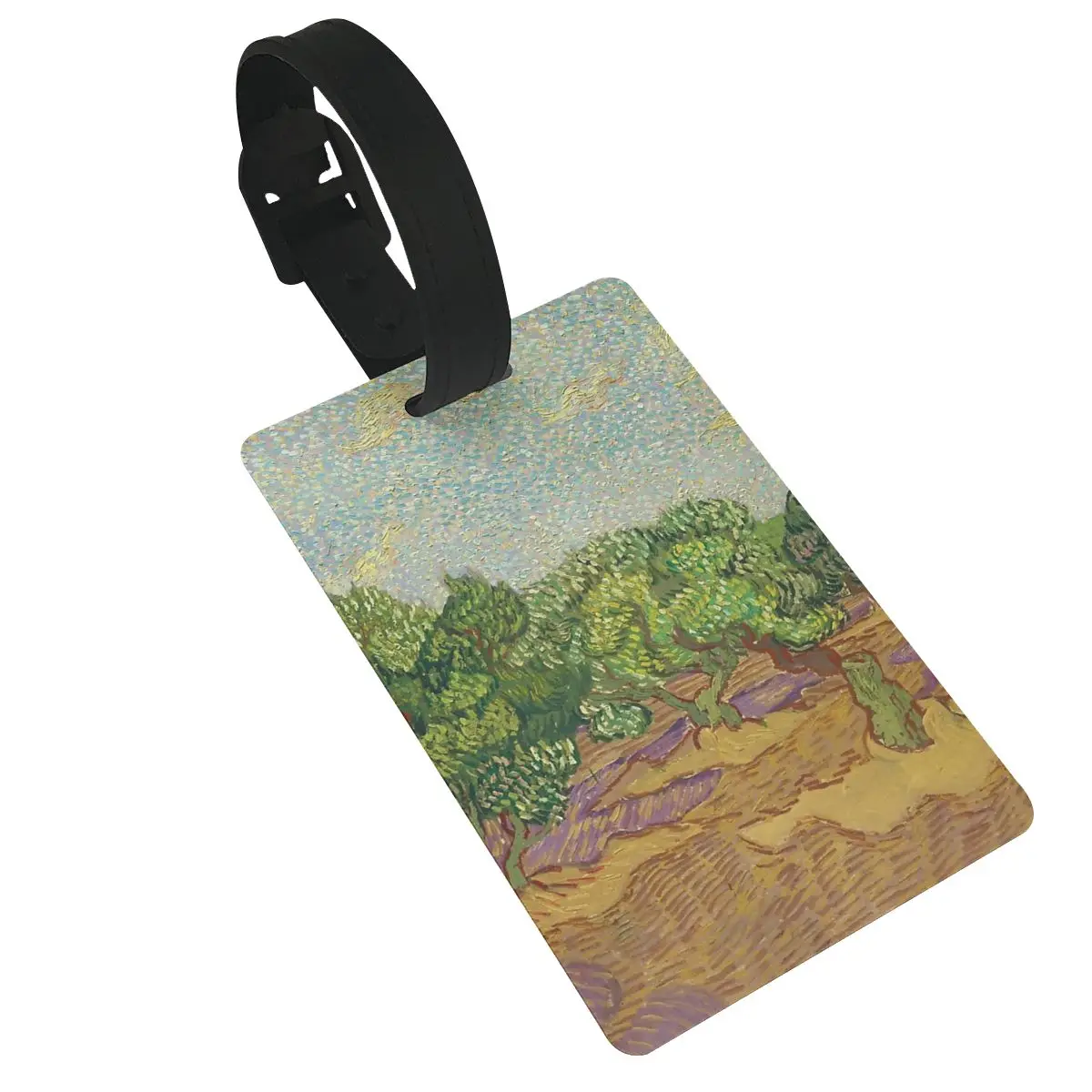 Vincent Van Gogh Olive Trees Landscape Luggage Tags Suitcase Travel Baggage Boarding Tag Portable Label Holder ID Name Address