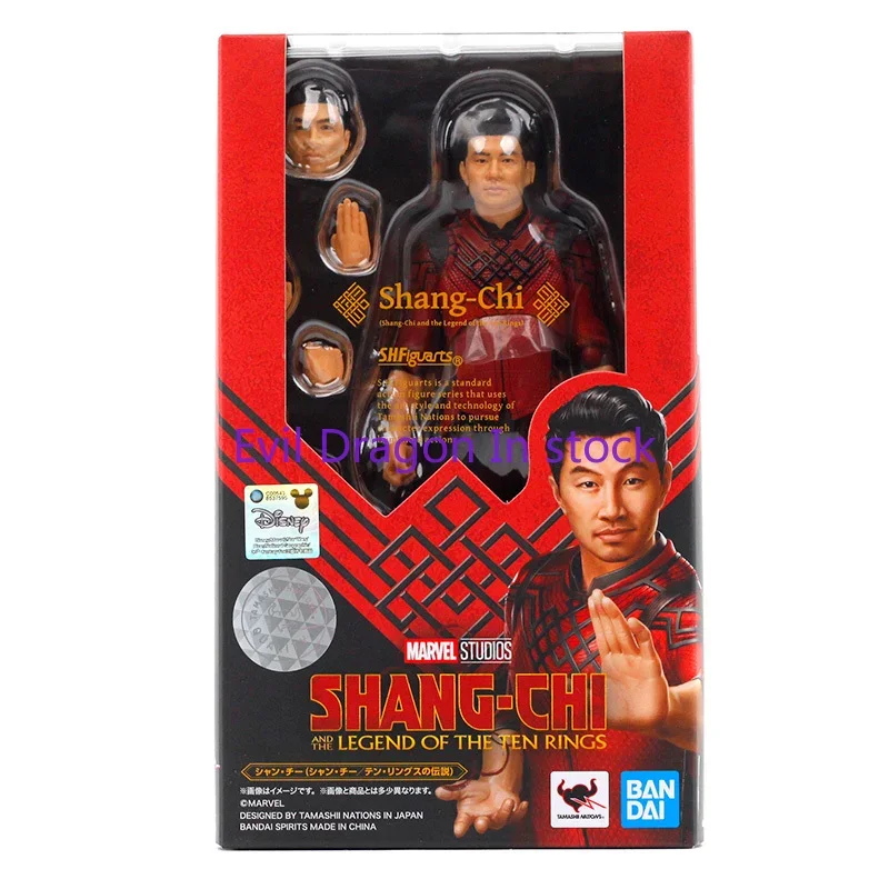 Bandai Marvel Figure Shang-Chi and The Legend of The Ten Rings Shang-Chi Master of Kung Fu Anime Action Figure Toys for Children