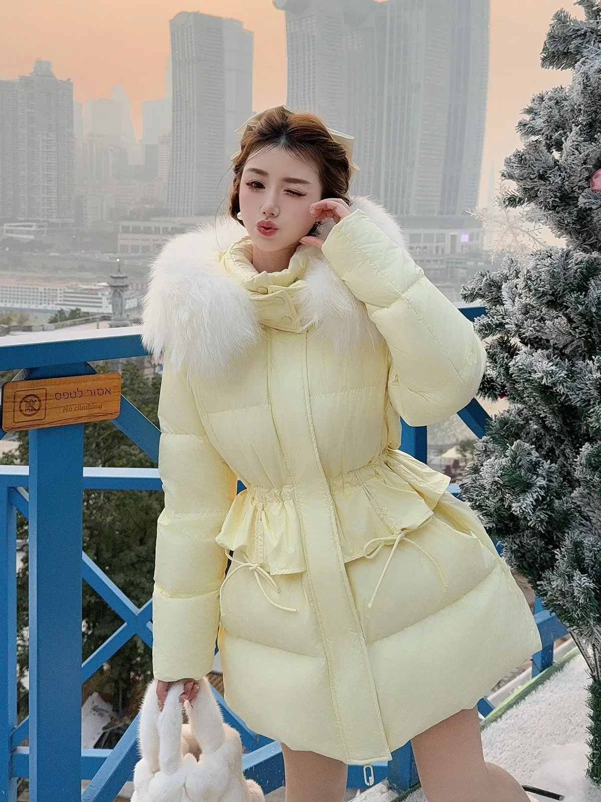 

Айс-Айс приходит в комплекте. | Милые наряды для девочек | Средней длины | Пуховик Du down Coat | Большой меховой воротник | Белый кроличий мех | Длинный рукав