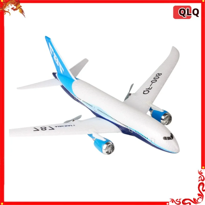 Qf008 Rc Plane Three Channel 787 Remote Control Aircraft Fixed Wing Foam Aircraft Glider Passenger Aircraft Model Children'S Toy